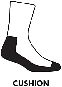 Lanetlemek Zor Vermont Coolmax Mikro Mürettebat Yastık Çorapları Zeytin LG (ABD 10-12)