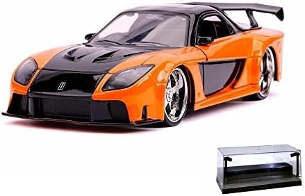 Pres döküm araba w / Vitrin-Mazda Rx-7 Hardtop, Hızlı ve Öfkeli-Jada 30732-1/24 Ölçekli pres döküm model oyuncak araba