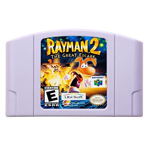 Yeni N64 Oyun Kartuşu Rayman 2-Büyük Kaçış ABD Versiyonu NTSC İçin N64 Konsolu Oyun Kartı