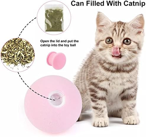 Renkli Paket 3 in 1 Akıllı Kedi Oyuncaklar Kapalı Açık İnteraktif Top Catnip Kedi Eğitim Oyuncak Pet Oyun Topu Pet