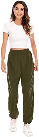 Pantolon Sweatpants Jogger Kadın Pantolon Koşu Spor Artı Boyutu Pantolon Pantolon Hafif Elastik Bel rahat pantolon