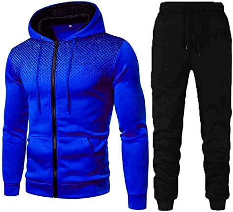 Uoki erkek Eşofman Siyah Hoodie erkek Ve Pantolon Kış Kazak Takım Elbise Spor Nokta eşofman takımları Erkekler için