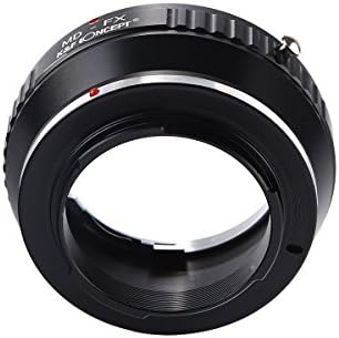 K & F Konsept lens adaptörü uyar FUJİFİLM - X (FX) Dağı Kameralar için Minolta MD Dağı Lensler + Lens Temizleme Bezi
