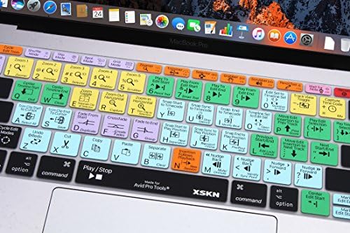 XSKN Avid Pro Araçları Kısayol Klavye Cilt Kapak için Yeni MacBook Pro 13 İnç A1708 ( Sürümü, Hiçbir TouchBar)