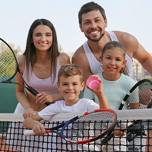 48 Pcs Standart Basınç Tenis Topları Toplu, eğitim Tenis Topları Uygulama Oynarken Topları için Oyuncu Acemi Gençlik