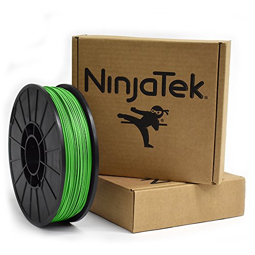 NinjaTek - 3DNF0617510 3DNF06117510 NinjaFlex TPU Filament, 1,75 mm, TPE, 1 kg Çimen (Yeşil) (1'li Paket)