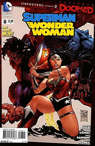 Süpermen / Harika Kadın 8 VF / NM; DC çizgi roman / Yeni 52-Mahkum