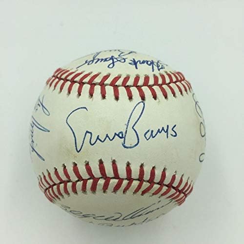 Chicago Cubs Onur Listesi & Efsaneler Beyzbol İmzaladı 16 Sigs Ernie Banks PSA DNA İmzalı Beyzbol Topları