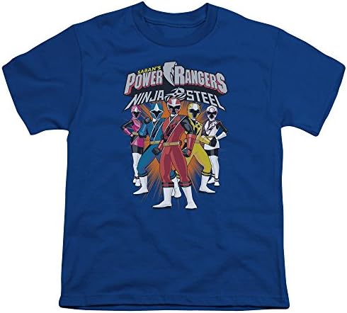 Gençlik: Güç Rangers: Ninja Çelik-Takım Sanatçısını Çocuk T-Shirt Boyutu YM