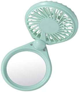 SOGOLİ LED makyaj aynası USB şarj Mini küçük Fan dolgu ışığı güzellik aynası Taşınabilir Küçük Elektrikli Fan makyaj