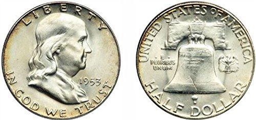 1953 S Franklin Yarım Dolar $.50 Parlak Dolaşımsız