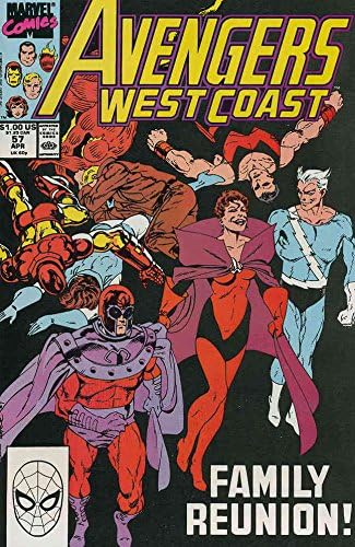 Yenilmezler Batı Kıyısı 57 VF; Marvel çizgi romanı / Kızıl Cadı