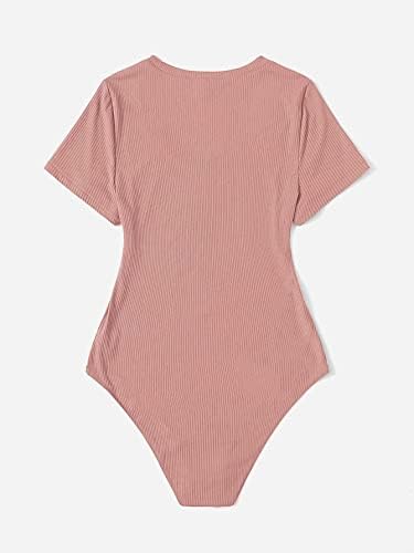 POKENE Plus Düz Nervürlü Örgü Elbise (Renk: Haki, Beden: X-Large)