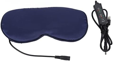 Göz Masajı, Sıcaklık Zamanlayıcı Kontrolü 3 Hız Hız Ayarı Stres Giderici İpek USB Uyku Kabarık Elektrikli Sıcak Kontrolleri