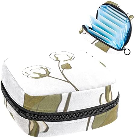 ORYUEKAN temizlik peçeteleri saklama çantası, Taşınabilir Kullanımlık Regl Pad fermuarlı çantalar, Tampon çanta Kadın