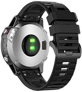 Garmin Yaklaşım S62 Bantları ile uyumlu, Yaklaşım S62 Smartwatch için kolay uyum sağlayan yumuşak Silikon saat kayışı