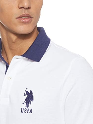 U. S. Polo Assn. Aplikeli Erkek Kısa Kollu Polo Gömlek